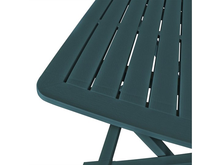 Nowoczesny, zielony zestaw ogrodowy – Carry Stoły z krzesłami Tworzywo sztuczne Zawartość zestawu Stolik