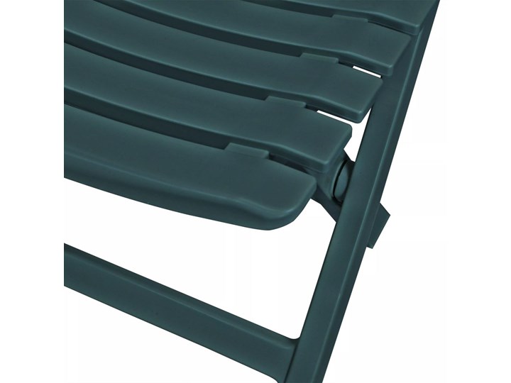 Nowoczesny, zielony zestaw ogrodowy – Carry Tworzywo sztuczne Stoły z krzesłami Zawartość zestawu Stolik
