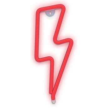 Neon dekoracyjny LED PIORUN czerwony Bat + USB FLNEO6 Forever Light
