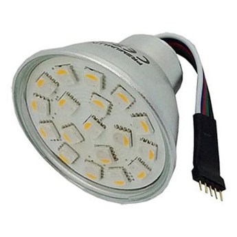 Żarówka LED MR16 3W RGBWW 5-pin 12V 18SMD5050 RGB + biała ciepła