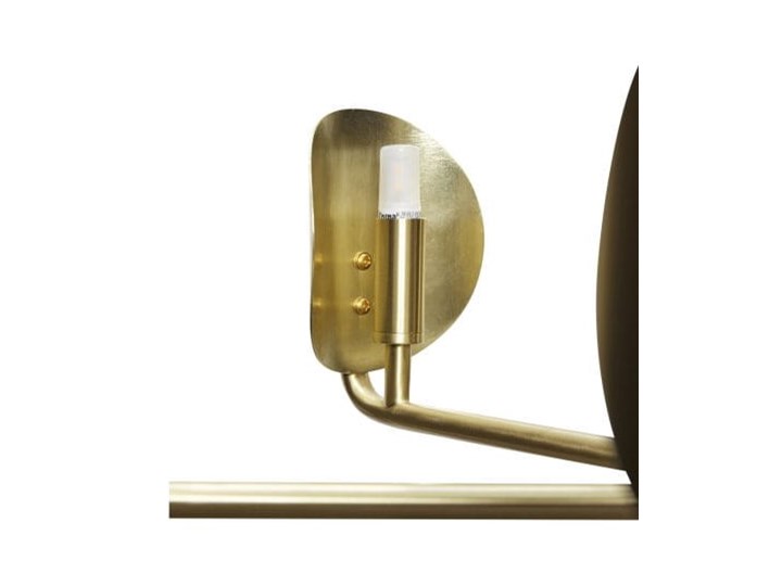 LAMPA SUFITOWA IMPRESSION HUBSCH Lampa z kloszem Metal Mosiądz Pomieszczenie Salon