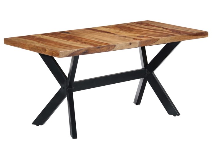 Brązowy stół z drewna sheesham – Kalis 4X