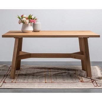 ANNE stół z litego drewna dębowego, styl skandynawski