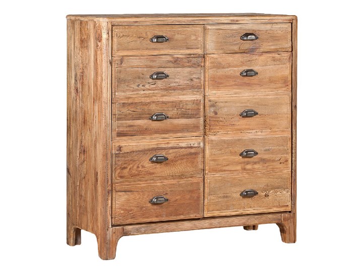 Szafka na buty Four Seasons, drewno, okucia Wysokość 100 cm Głębokość 48 cm Z szufladami Szerokość 90 cm Styl Rustykalny
