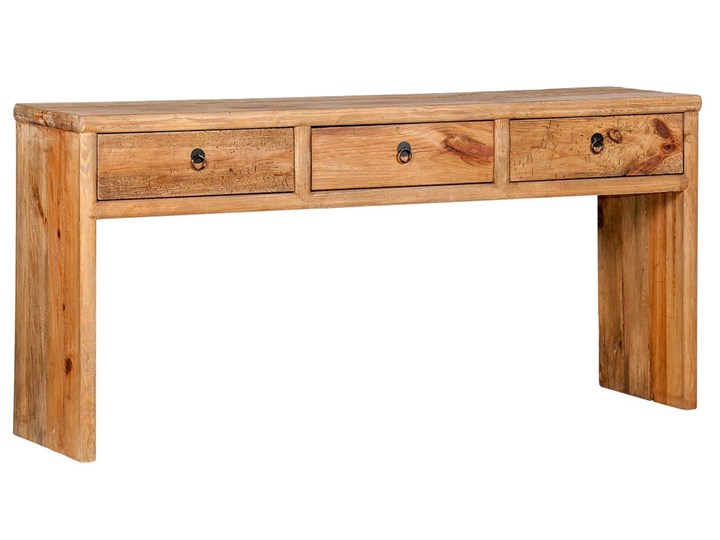 Konsola drewniana z szufladami Falcon, 162x40x76 cm