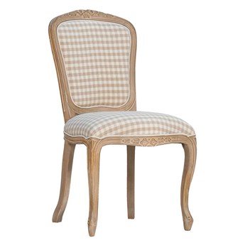 Krzesło tapicerowane do jadalni Leila beige
