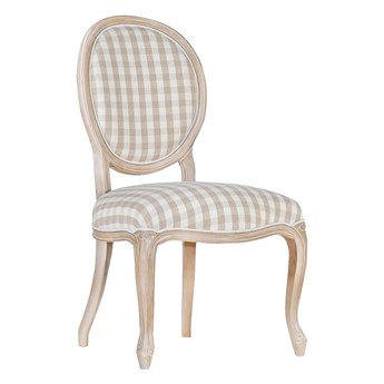 Krzesło tapicerowane do jadalni Marie beige
