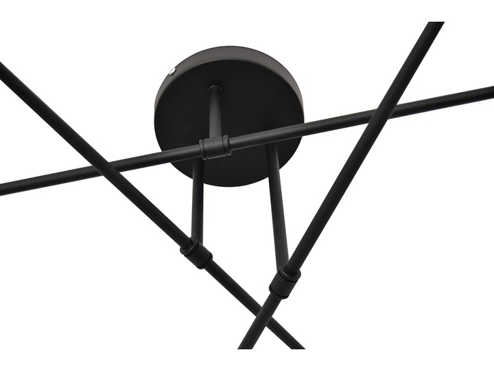 Lampa przysufitowa CAMBRIDGE W-2022/6 BK/H Styl Industrialny Nieregularne Lampa designerska Metal Funkcje Brak dodatkowych funkcji