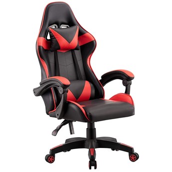 Fotel biurowy obrotowy OC-810 czarno-czerwony