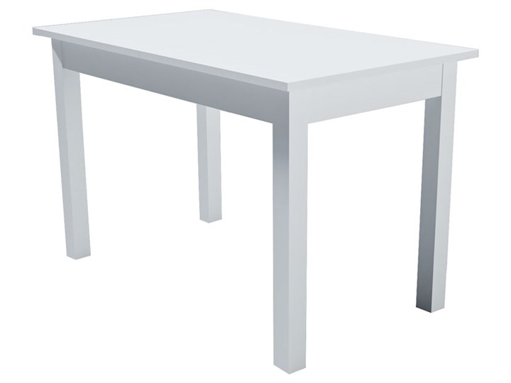 Stół rozkładany prostokątny biel mat - Stivi Drewno Wysokość 77 cm Wysokość 120 cm Wysokość 75 cm Płyta MDF Kategoria Stoły kuchenne
