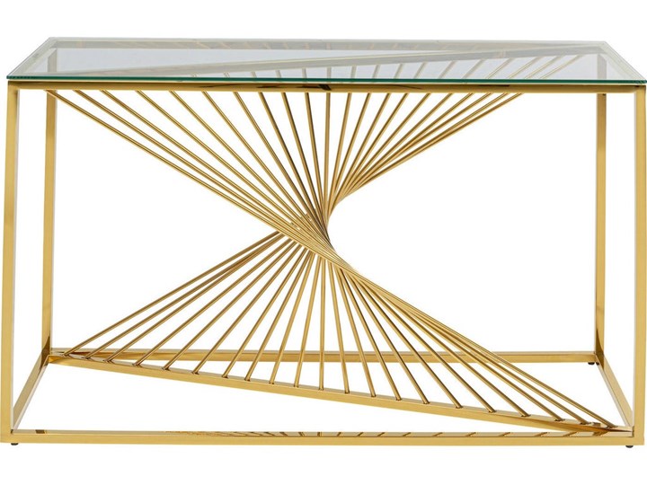 Konsola Laser 120x40 cm złota