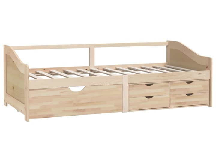 vidaXL 3-osobowa sofa/łóżko z szufladami, drewno sosnowe, 90 x 200 cm Rozmiar materaca 90x200 cm