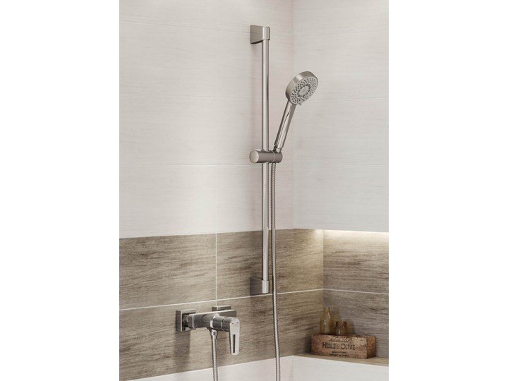 Zestaw Armatury Mille Chrom Lano S952-003 Wyposażenie Z baterią Wyposażenie Z słuchawką