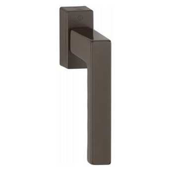 Toulon - Klamka okienna z aluminium, kolor brązowy, Secustik 32-42 mm