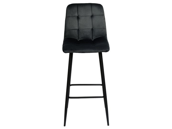 Hoker Hamilton Velvet czarny Głębokość 50 cm Metal Wysokość 110 cm Model Krzesła pikowane Welur Tkanina Skóra Styl Nowoczesny