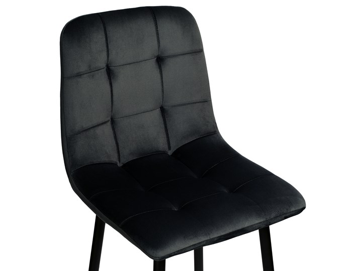 Hoker Hamilton Velvet czarny Welur Skóra Tkanina Wysokość 110 cm Metal Głębokość 50 cm Styl Nowoczesny
