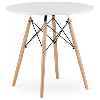 Biały nowoczesny stół w stylu skandynawskim - Emodi 4X
