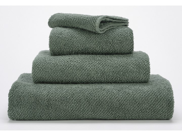 Ręcznik Abyss & Habidecor Twill Evergreen 100x150 cm 70x140 cm Kolor Zielony 105x180 cm 60x110 cm Bawełna Ręcznik kąpielowy 30x30 cm Kategoria Ręczniki