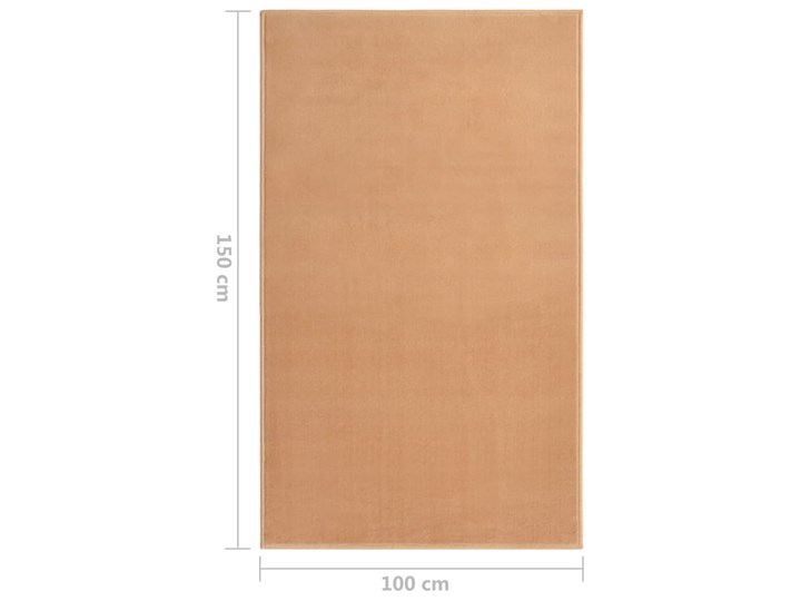 vidaXL Chodnik dywanowy, BCF, beżowy, 100x150 cm Prostokątny Syntetyk Dywany Pomieszczenie Salon Chodniki Pomieszczenie Przedpokój