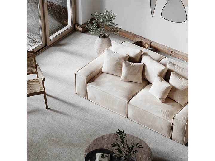 Sofa Loft 3-osobowa, Cappucino Stała konstrukcja Szerokość 242 cm Głębokość 121 cm Kolor Beżowy
