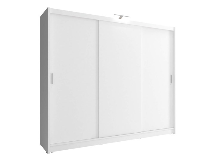 Szafa przesuwna WIKI I 250 kolor do wyboru Płyta laminowana Wysokość 214 cm Głębokość 62 cm Styl Nowoczesny Metal Szerokość 250 cm Płyta MDF Rodzaj drzwi Przesuwne