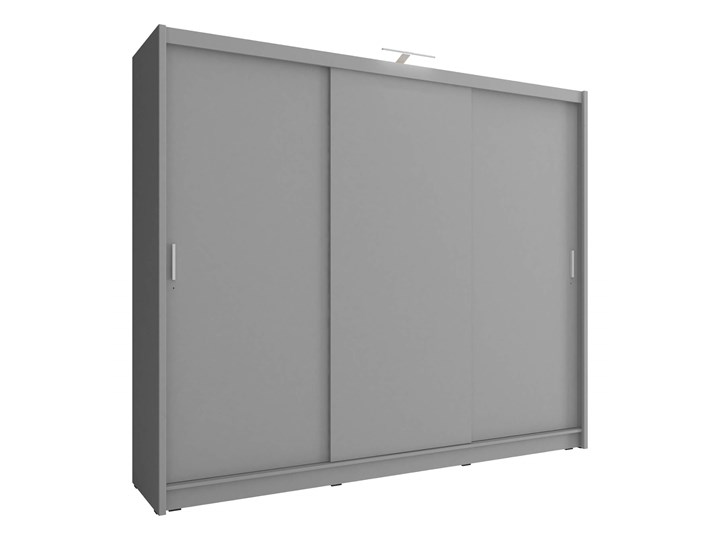 Szafa przesuwna WIKI I 250 kolor do wyboru Szerokość 250 cm Płyta laminowana Płyta MDF Wysokość 214 cm Głębokość 62 cm Metal Rodzaj drzwi Przesuwne