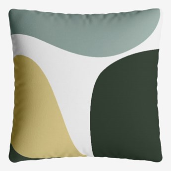 Poduszka "Sagan" w kolorze zielonym - 40 x 40 cm