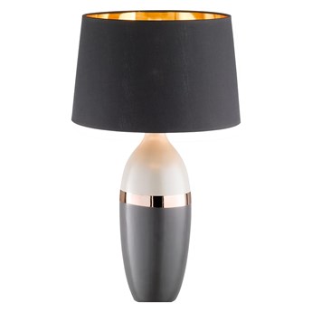 Lampa stołowa "Tone" w kolorze czarnym - wys. 45 x Ø 27 cm