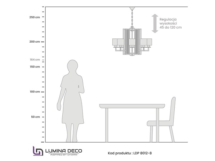 NOWOCZESNA LAMPA WISZĄCA ZŁOTA MANHATTAN W8 Styl Tradycyjny Lampa z abażurem Lampa z kloszem Metal Szkło Styl Nowoczesny