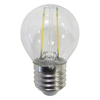 Żarówka LED E27 2W G45 Filament kulka biała ciepła