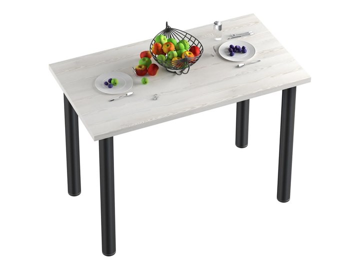 YRKE - Stół kuchenny - Sosna Płyta MDF Drewno Płyta laminowana Wysokość 71 cm Styl Glamour