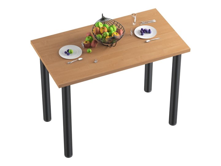 YRKE - Stół kuchenny - Olcha Wysokość 71 cm Płyta laminowana Drewno Płyta MDF Kategoria Stoły kuchenne