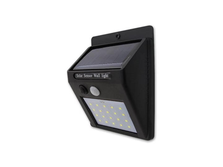Lampa LED SOLARNA 3W biała zimna z czujnikiem ruchu i zmierzchu Lampa solarna Kategoria Lampy ogrodowe