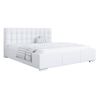 Białe łóżko do dużej sypialni - 180x200 cm OTOLIA / Madryt 920