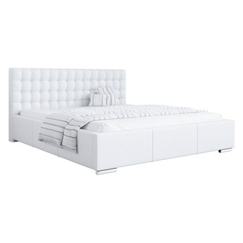 Łóżko tapicerowane 160x200 w nowoczesnym stylu i wysokim wezgłowiem - AGNES / Madryt 920