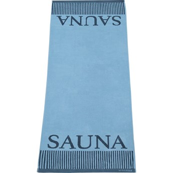 Ręcznik "Rom" w kolorze błękinym do sauny