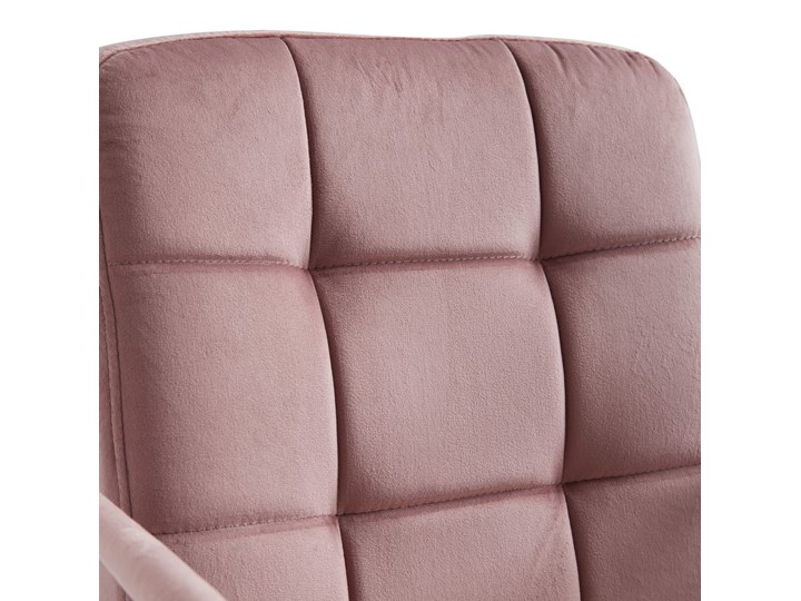 Krzesło biurowe obrotowe HARIS (DC-6096H) / Ciemny różowy Tkanina Welur Styl Nowoczesny
