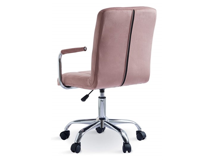 Krzesło biurowe obrotowe HARIS (DC-6096H) / Ciemny różowy Welur Tkanina Pomieszczenie Biuro i pracownia