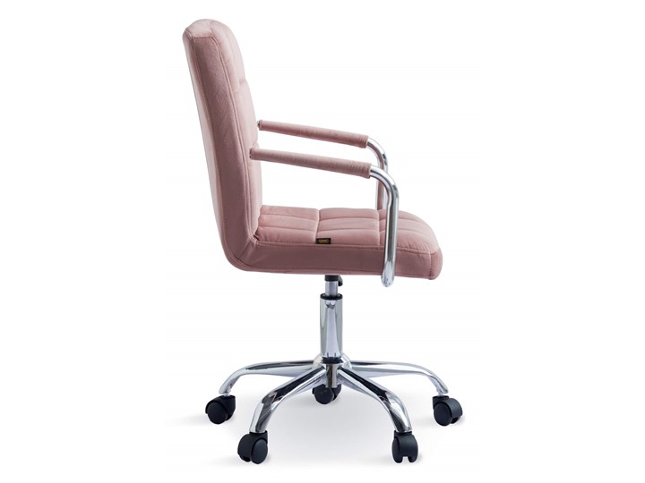 Krzesło biurowe obrotowe HARIS (DC-6096H) / Ciemny różowy Rodzaj(n) Krzesła do biurka Tkanina Welur Typ Tapicerowane