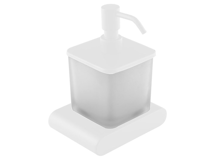FLORI dozownik mydła, biały mat/szkło mleczne RF019/14 Dozowniki Kategoria Mydelniczki i dozowniki