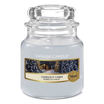 Mała świeca zapachowa - Candlelit Cabin - 104 g