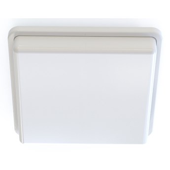 Prostokątny plafon / kinkiet do łazienki TAHOE II 25cm 2xE27 | biały