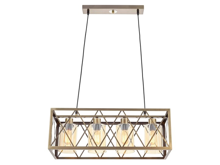 LAMPA WISZĄCA LOFT MOSIĘŻNA NORTIS Szkło Lampa druciana Funkcje Brak dodatkowych funkcji Metal Mosiądz Kategoria Lampy wiszące