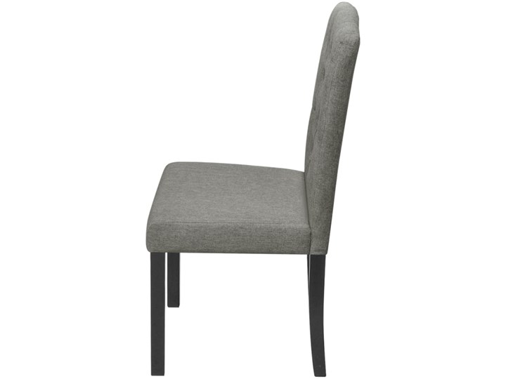 vidaXL Krzesła do jadalni, 4 szt., szare, tapicerowane tkaniną Głębokość 51,5 cm Głębokość 52 cm Szerokość 42 cm Drewno Wysokość siedziska 46 cm Wysokość 95 cm Pomieszczenie Jadalnia
