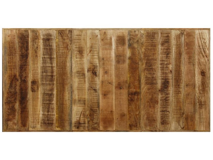 vidaXL Stół jadalniany, lite drewno mango, stalowe nogi, 180 cm Wysokość 76 cm Metal Kategoria Stoły kuchenne