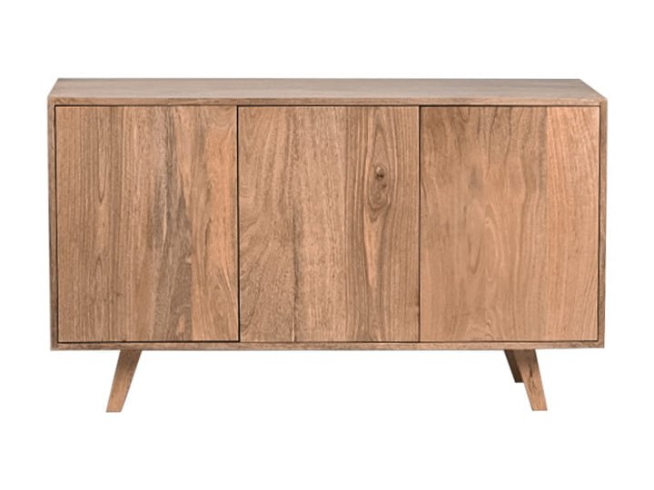 Komoda SELMA Wysokość 68 cm Głębokość 40 cm Drewno Styl Vintage Szerokość 120 cm Z szafkami Styl Nowoczesny