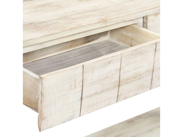 vidaXL Stolik konsola, 120 x 35 x 75 cm, lite drewno mango Głębokość 35 cm Z szufladą Z półką Szerokość 120 cm Styl Vintage