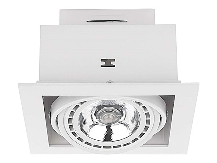 Wpuszczna LAMPA sufitowa DOWNLIGHT 9575 Nowodvorski kwadratowa OPRAWA podtynkowa do zabudowy biała Kwadratowe Oprawa stropowa Kolor Biały Kategoria Oprawy oświetleniowe