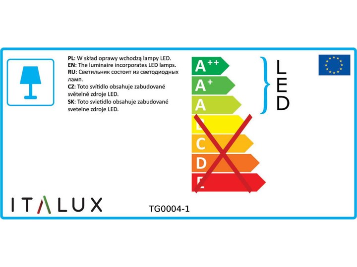 Podtynkowa LAMPA kwadratowa VERNELLE TG0004-1 Italux metalowa OPRAWA sufitowa LED 12W 3000K do zabudowy biała Oprawa led Oprawa stropowa Kwadratowe Kolor Biały