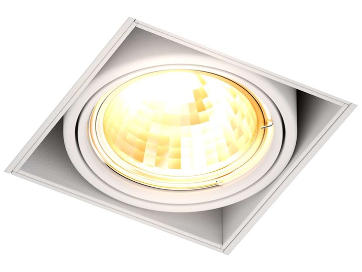 Podtynkowa LAMPA sufitowa ONEON 94361-WH Zumaline kwadratowa OPRAWA metalowy WPUST do zabudowy biały Kwadratowe Oprawa stropowa Kategoria Oprawy oświetleniowe